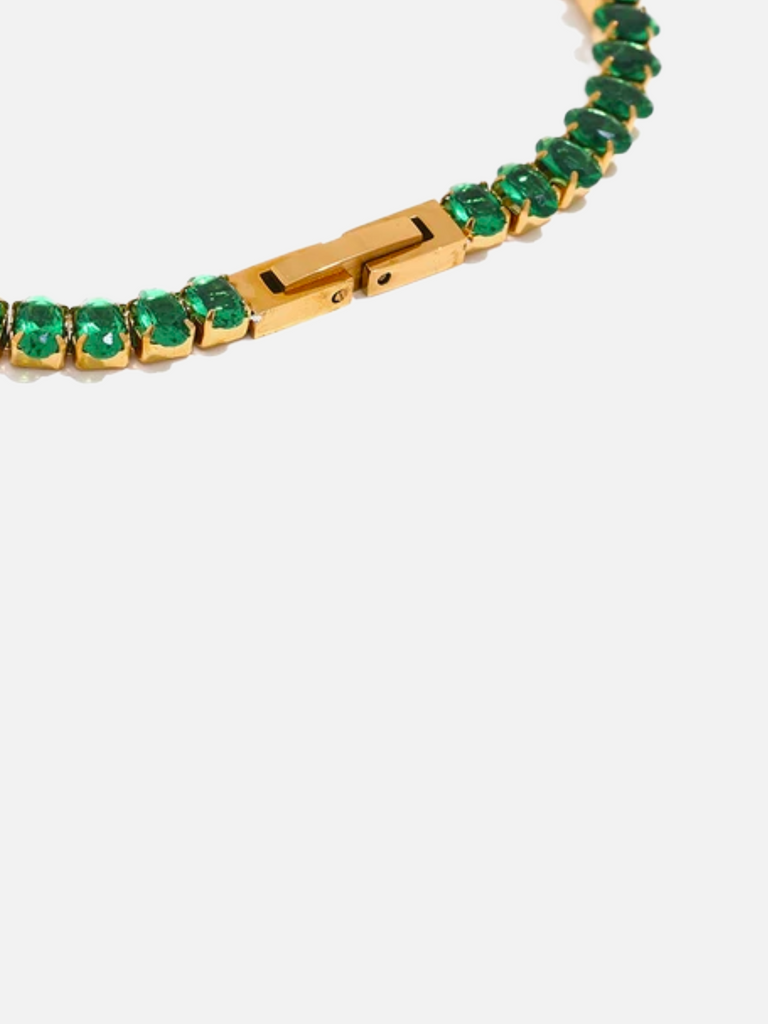 18k Gold Plated Tennis Necklace CERTÍ x LEMONLUNAR Lemon Lunar UK clothes