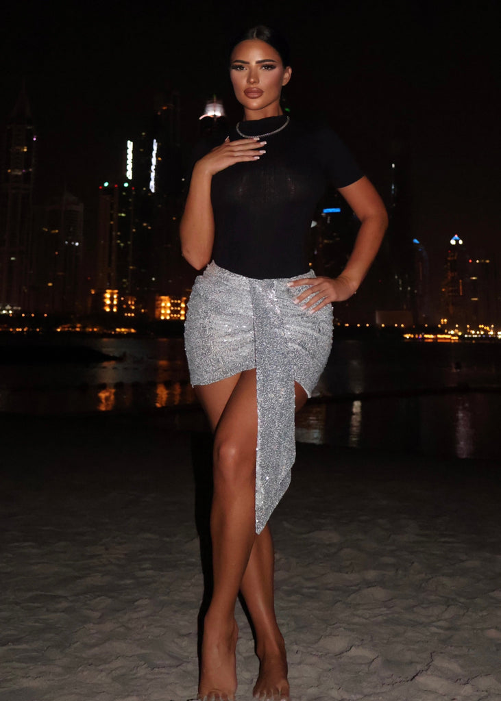 THE THALIA SEQUIN SKIRT LemonLunar clothes