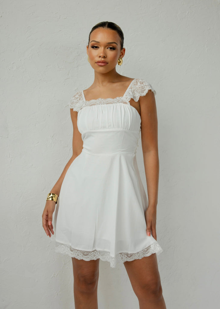 THE LIDIA MINI DRESS LemonLunar 