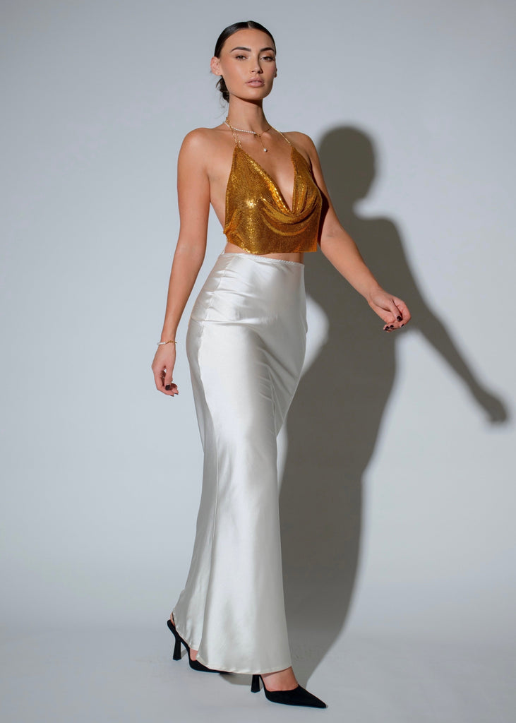 THE EMBER TOP GOLD LemonLunar clothes