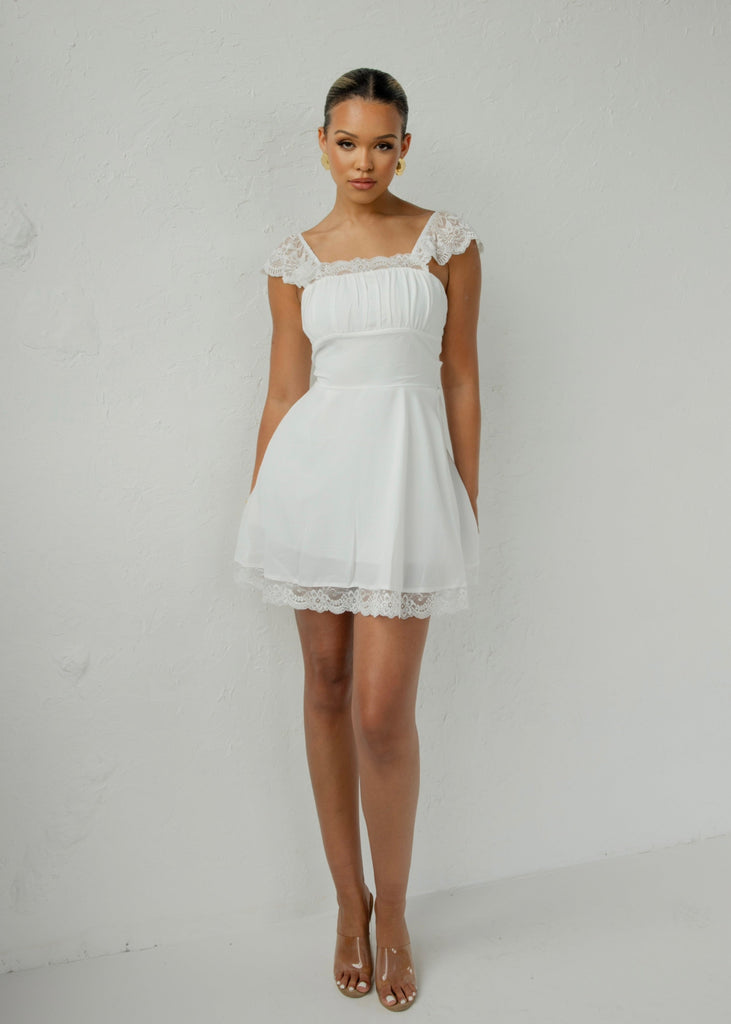THE LIDIA MINI DRESS LemonLunar 