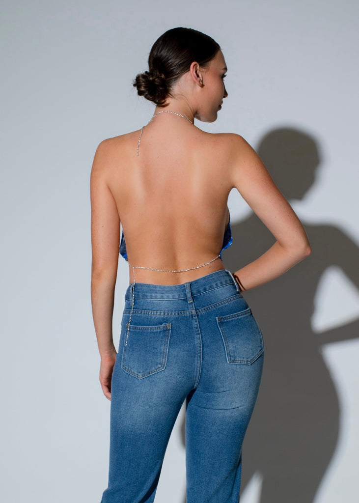 THE EMBER TOP BLUE LemonLunar clothes