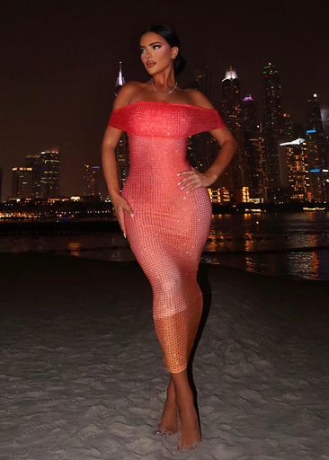 THE CALLIOPE DIAMANTE DRESS LemonLunar clothes