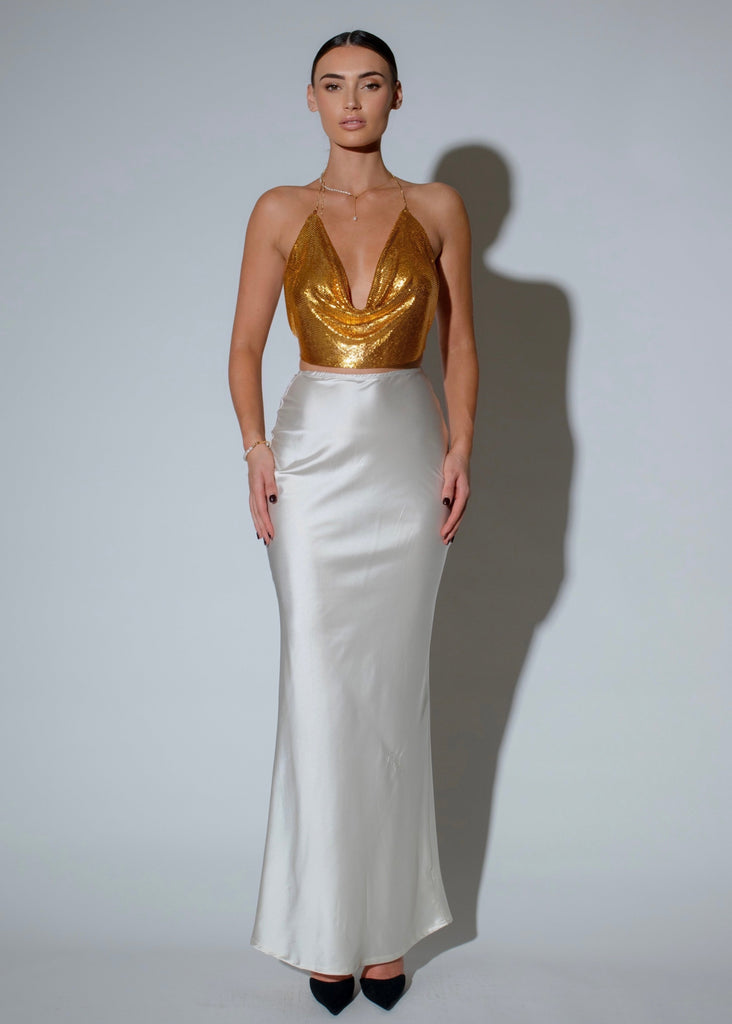 THE EMBER TOP GOLD LemonLunar clothes