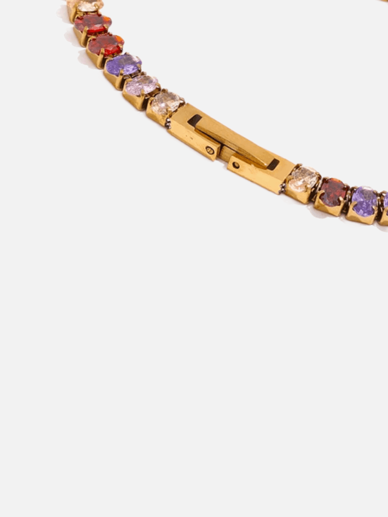 18k Gold Plated Tennis Necklace CERTÍ x LEMONLUNAR Lemon Lunar UK clothes