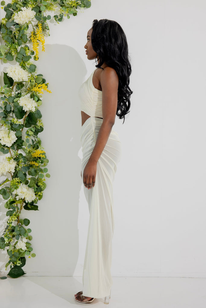 THE CALISTE SHEER DRESS LemonLunar clothes