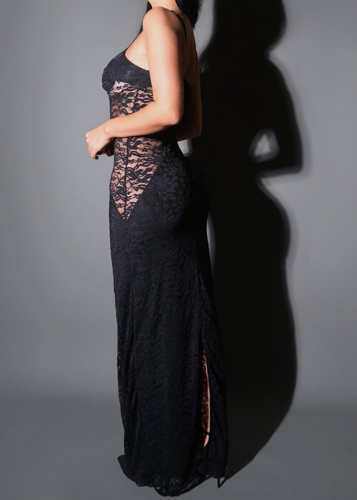 THE LINA LACE MAXI DRESS LemonLunar clothes