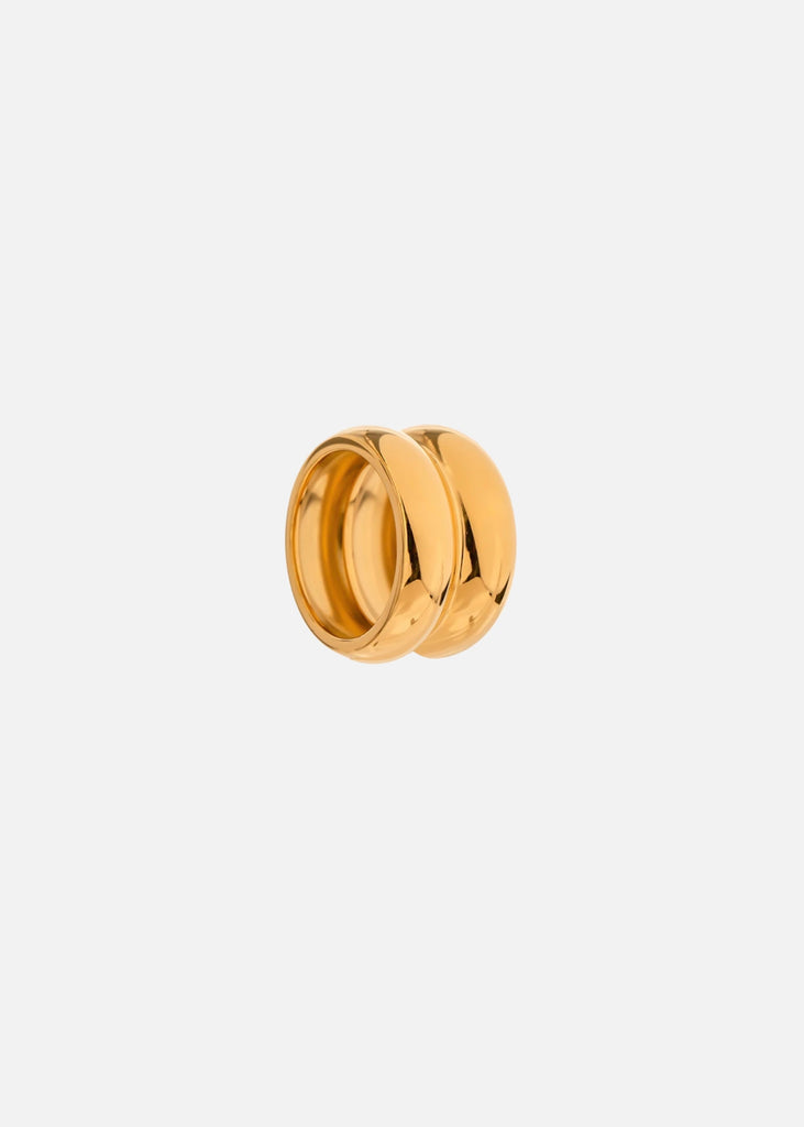 18k Gold Plated Chunky Ring Lemon Lunar UK clothes