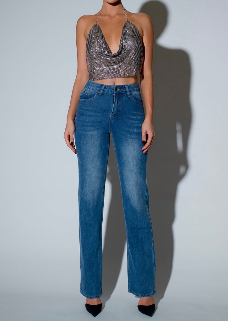 THE RAYA BLUE DENIM JEANS LemonLunar clothes