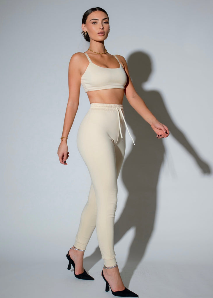 THE BEIGE TRACKSUIT SET LemonLunar clothes