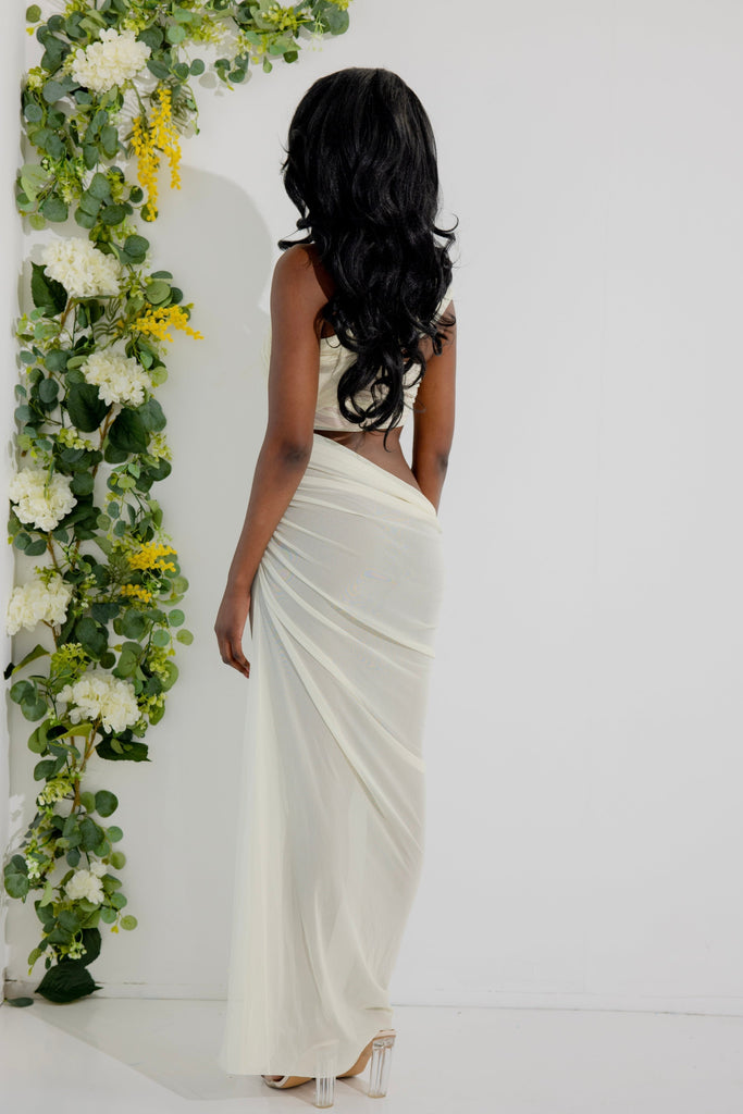 THE CALISTE SHEER DRESS LemonLunar clothes