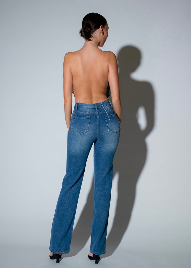 THE RAYA BLUE DENIM JEANS LemonLunar clothes