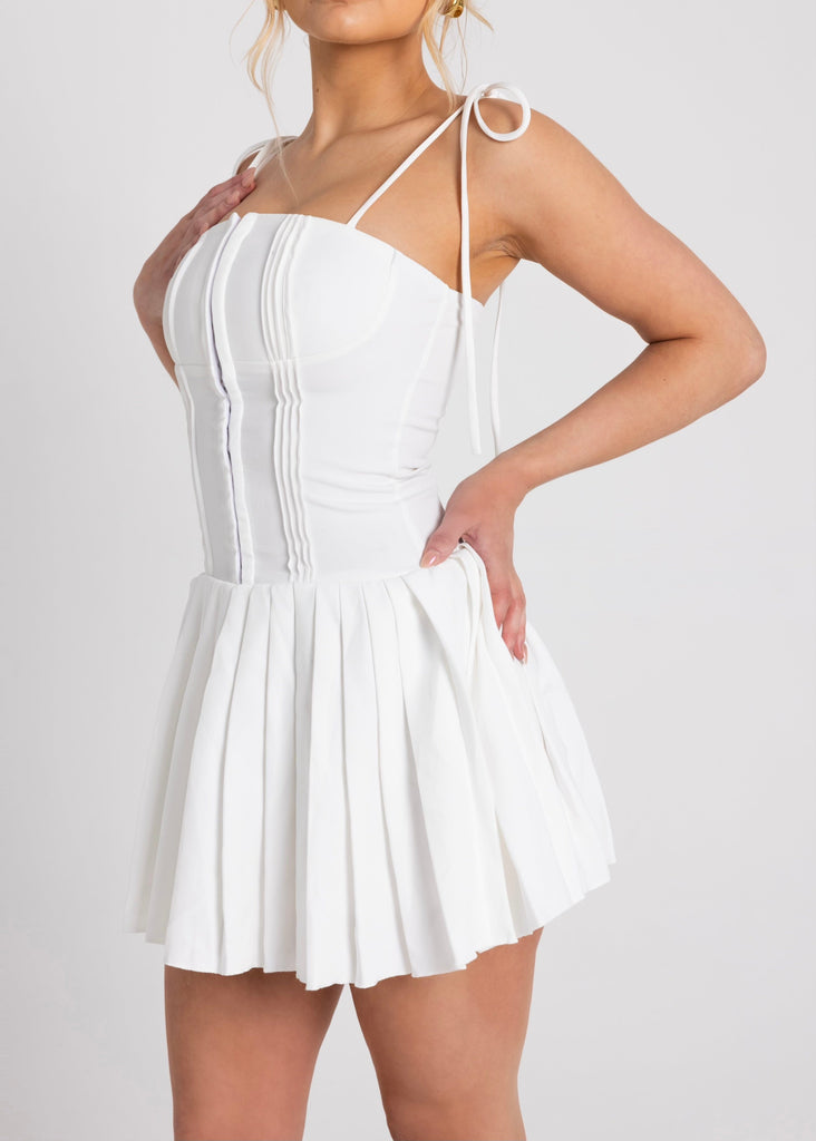 THE AFIA CORSET MINI DRESS LemonLunar 