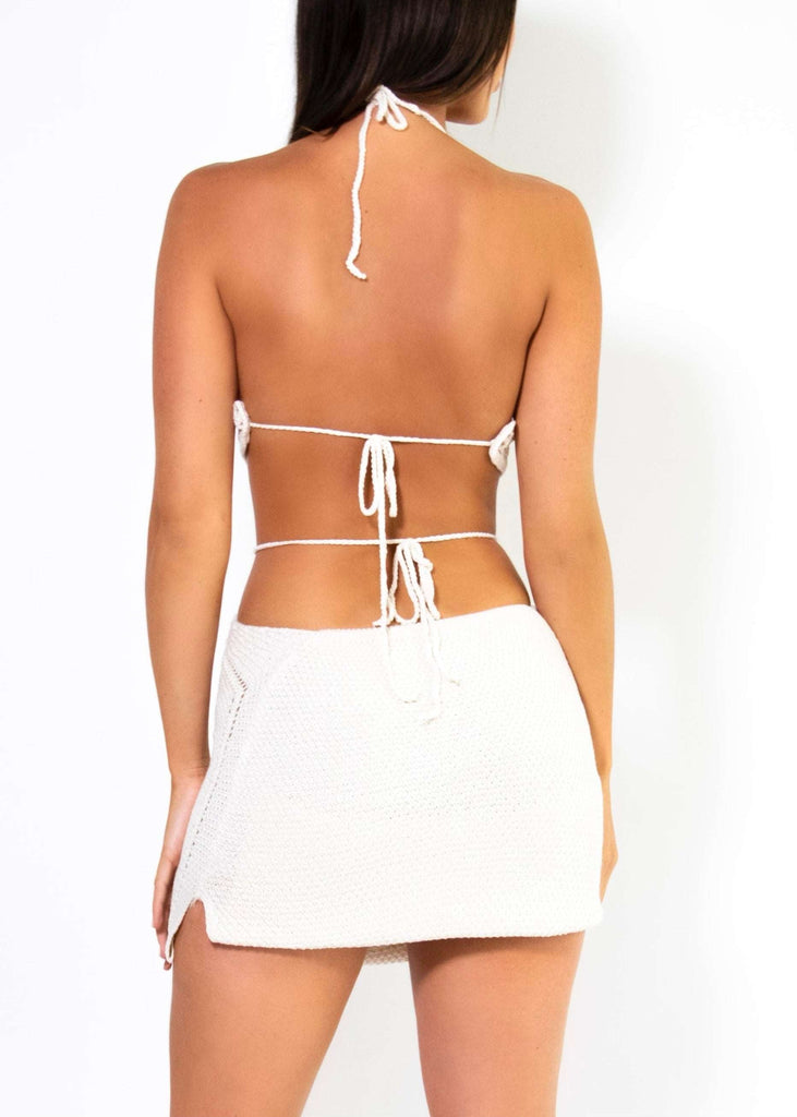 THE CROCHET DRESS BEIGE LemonLunar 