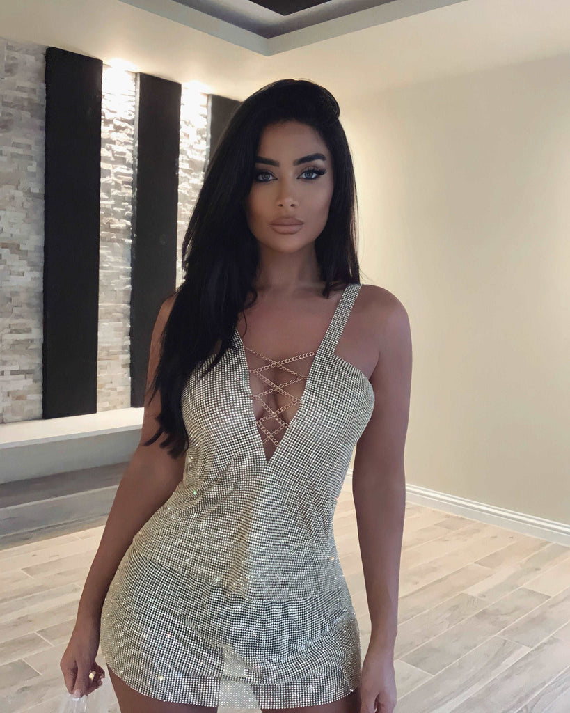 THE ADEEN DIAMANTE TOP LemonLunar clothes