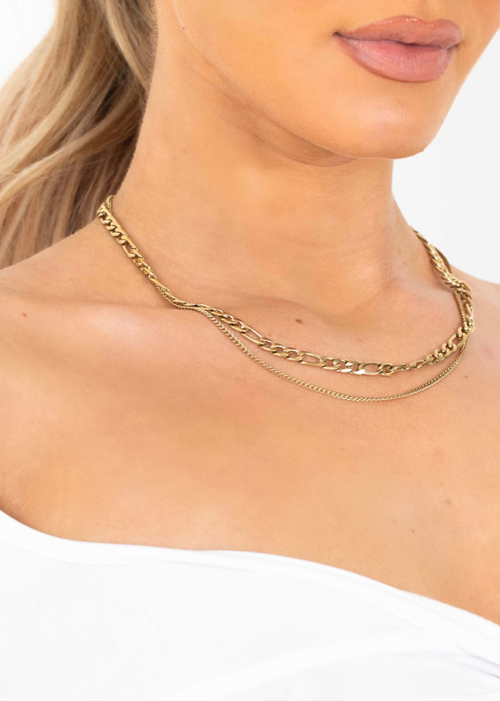 14k Gold Plated Layering Necklace Lemon Lunar UK clothes