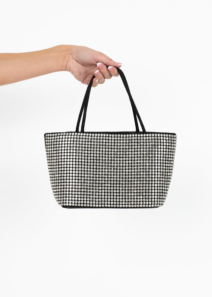 THE SILVER DIAMANTE HANDBAG LemonLunar 