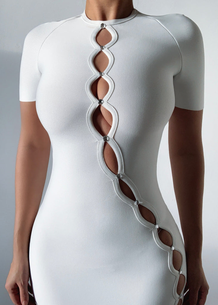 THE ITZEL BANDAGE DRESS LemonLunar clothes