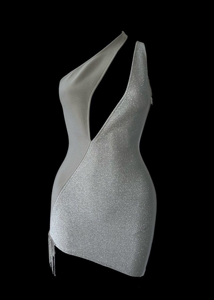 THE JIMENA BEIGE BANDAGE DRESS LemonLunar clothes