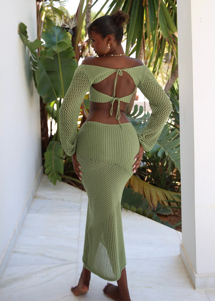 THE GREEN CROCHET TWO PIECE LemonLunar 