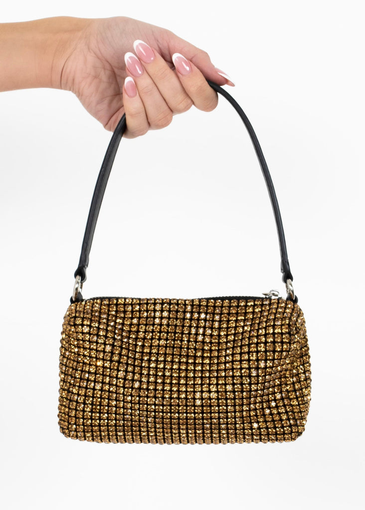 THE GOLD DIAMANTE BAG LemonLunar 