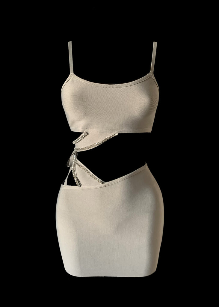 THE MIMI BANDAGE TWO PIECE LemonLunar clothes