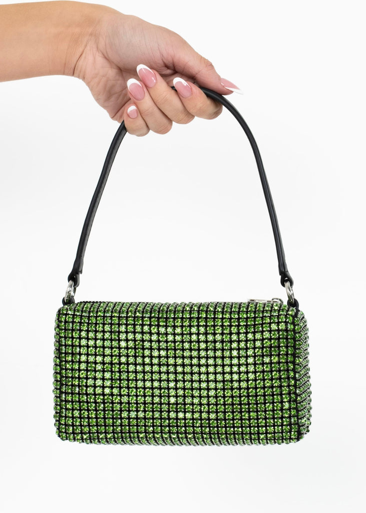 THE GREEN DIAMANTE BAG LemonLunar 