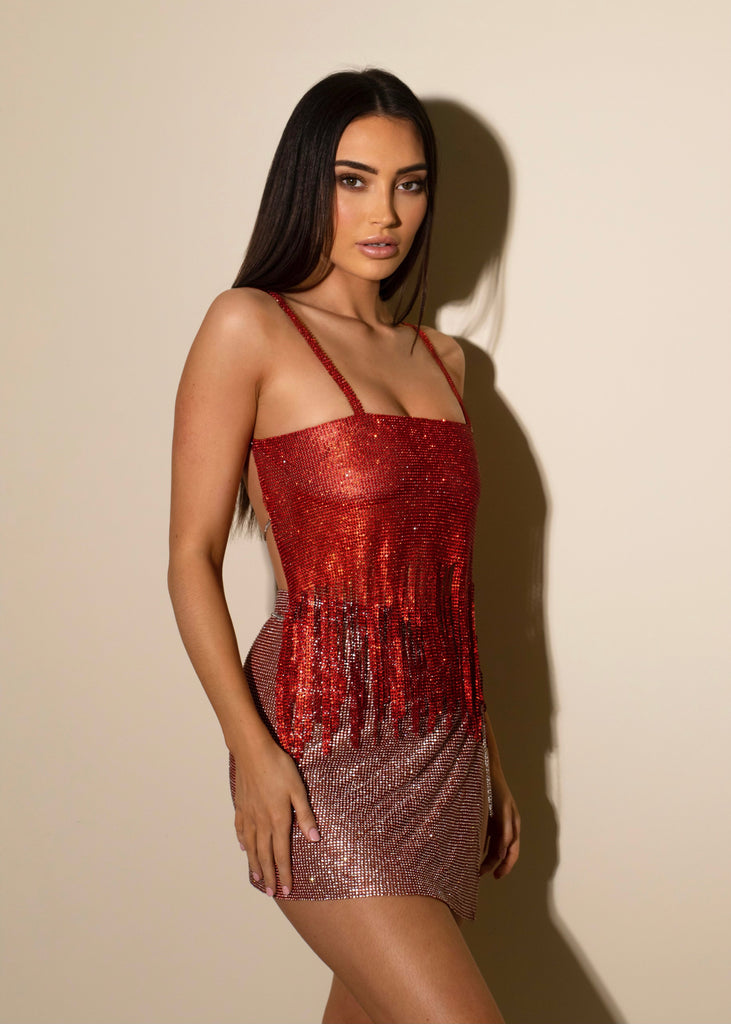 THE MILEY DIAMANTE TOP RED LemonLunar clothes