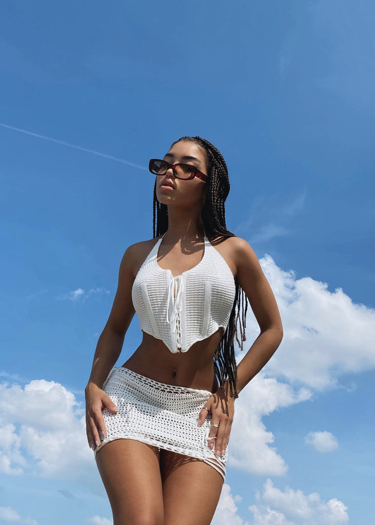 THE EMANI CROCHET SET LemonLunar clothes