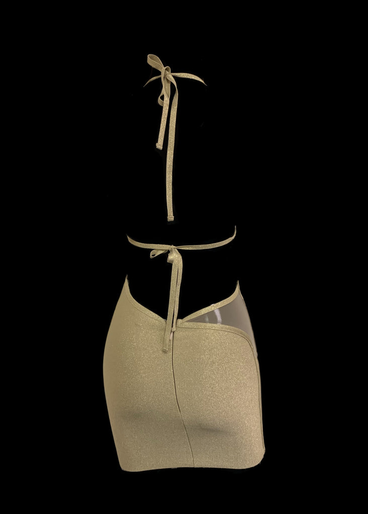 THE BRI BANDAGE GLITTER DRESS LemonLunar clothes