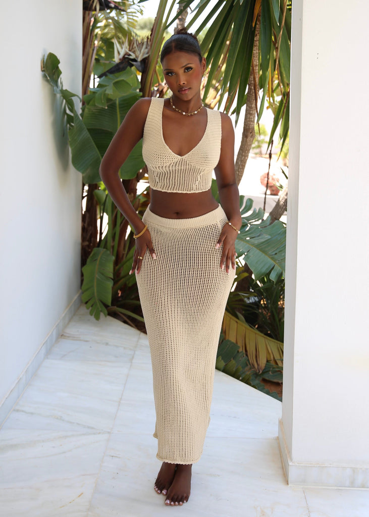 THE BEIGE CROCHET TWO PIECE LemonLunar 