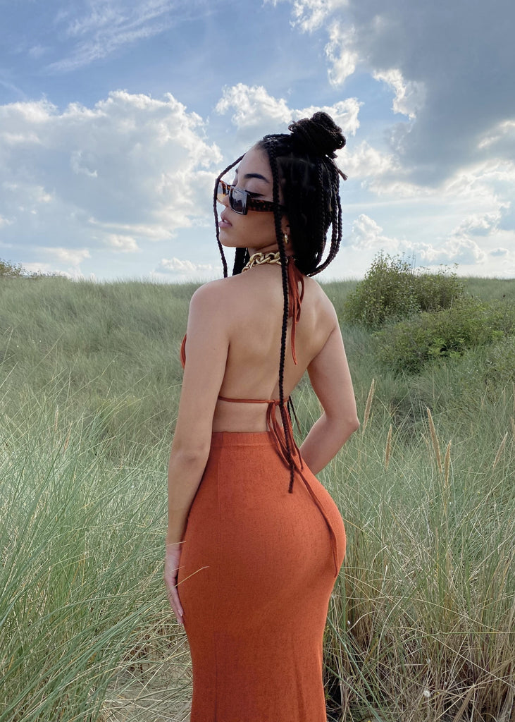 THE LUCA BROWN MAXI SET LemonLunar clothes