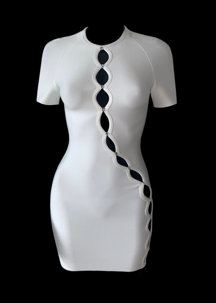 THE ITZEL BANDAGE DRESS LemonLunar clothes