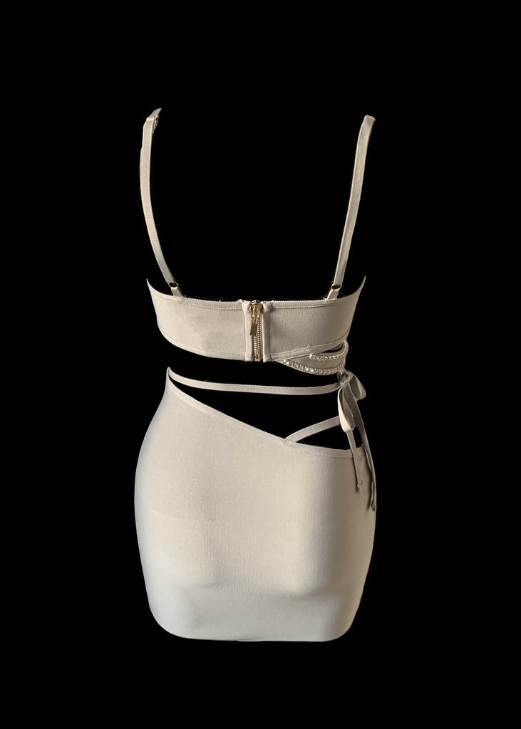 THE MIMI BANDAGE TWO PIECE LemonLunar clothes