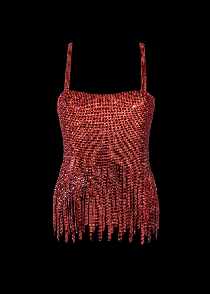 THE MILEY DIAMANTE TOP RED LemonLunar clothes