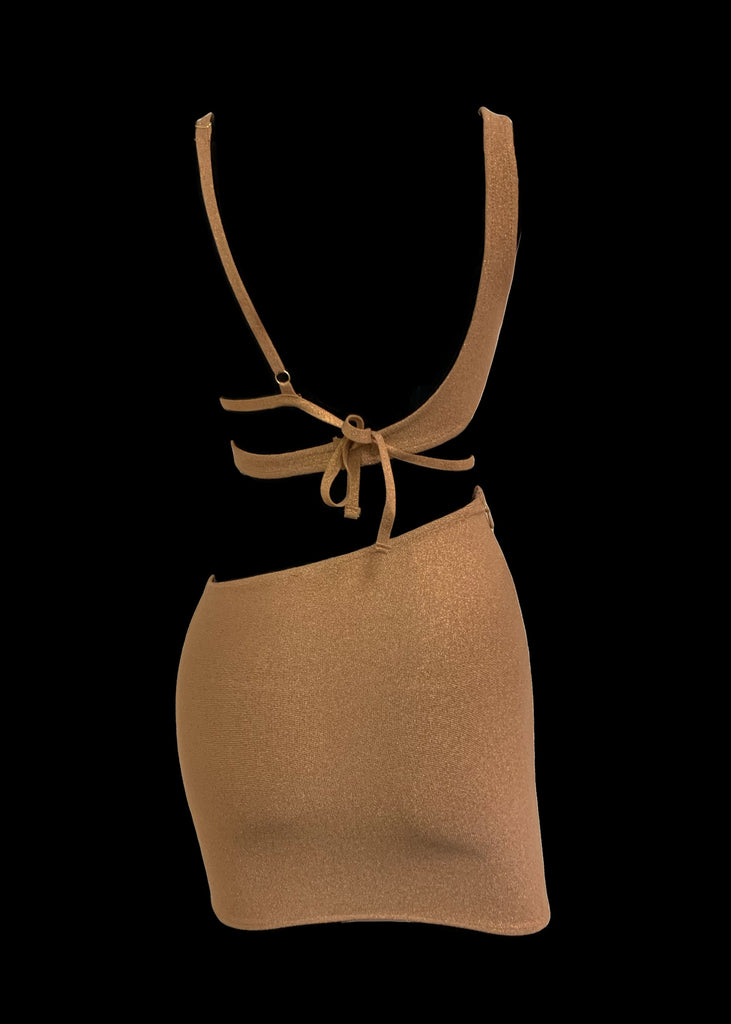 THE JESSE GLITTER BANDAGE DRESS LemonLunar clothes